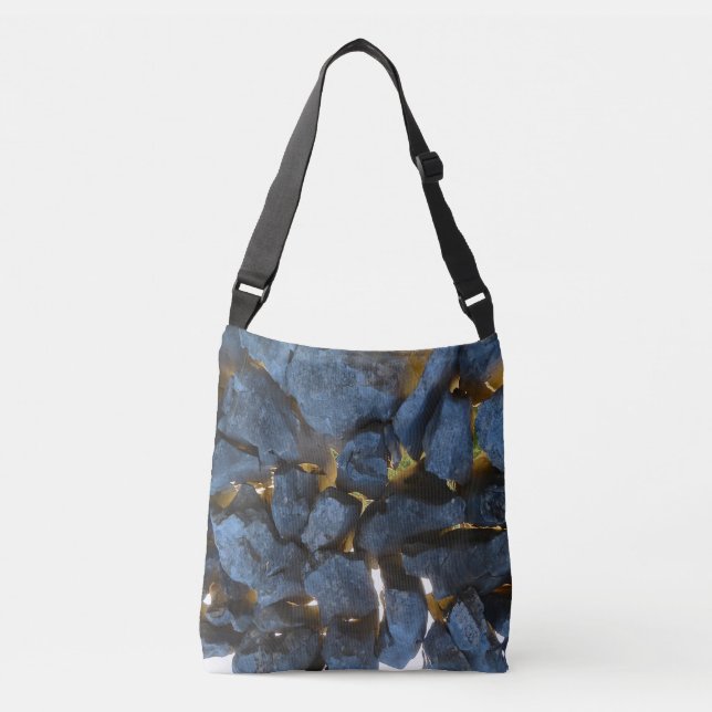 Dalmatian Stone Wall Texture Crossbody Bag (Front)