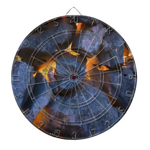 Dalmatian Stone Wall Texture Dart Board