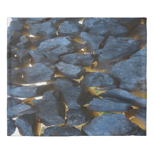 Dalmatian Stone Wall Texture Duvet Cover