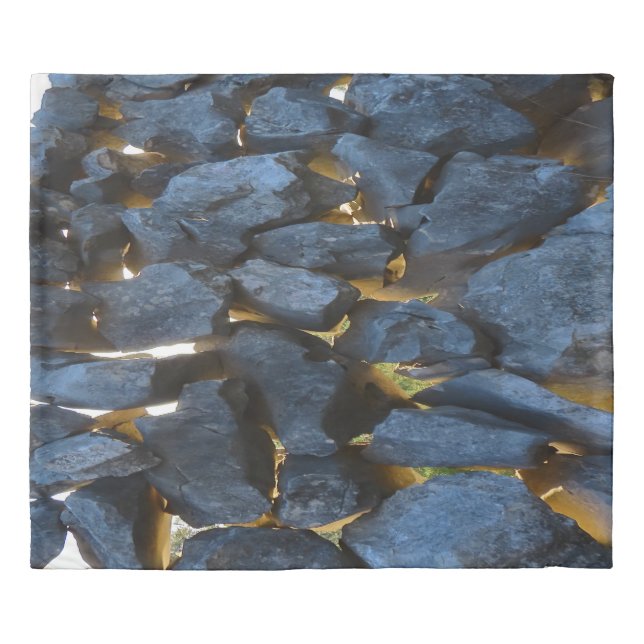 Dalmatian Stone Wall Texture Duvet Cover (Front)