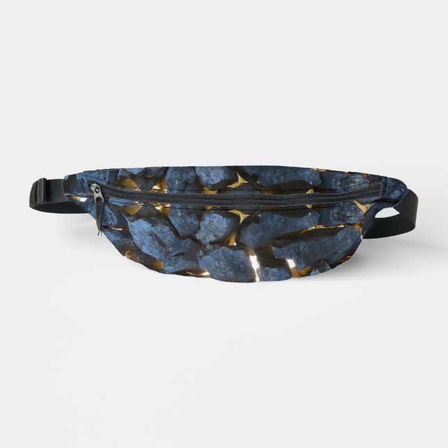 Dalmatian Stone Wall Texture Fanny Pack (Front)