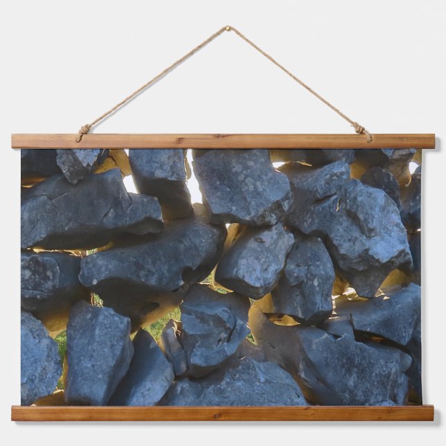 Dalmatian Stone Wall Texture Hanging Tapestry (Front)