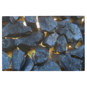 Dalmatian Stone Wall Texture Metal Print