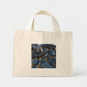 Dalmatian Stone Wall Texture Mini Tote Bag