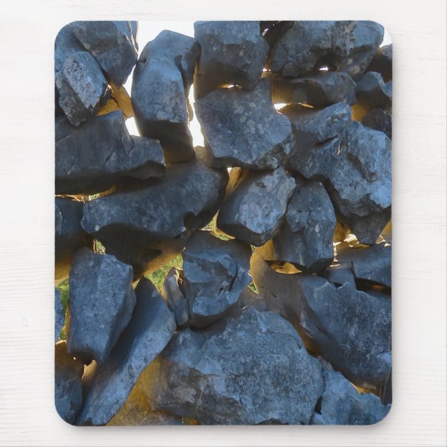 Dalmatian Stone Wall Texture Mouse Pad (Front)