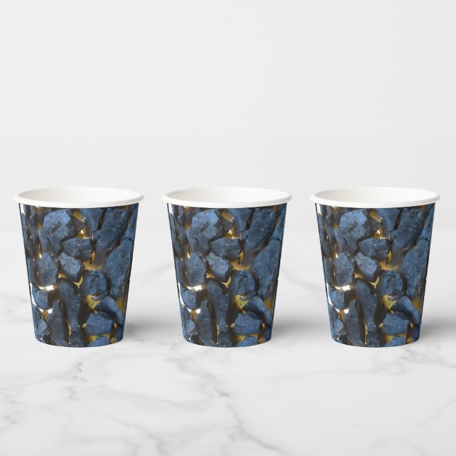 Dalmatian Stone Wall Texture Paper Cups (Multi)