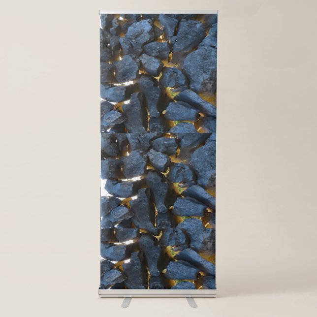 Dalmatian Stone Wall Texture Retractable Banner (Front)