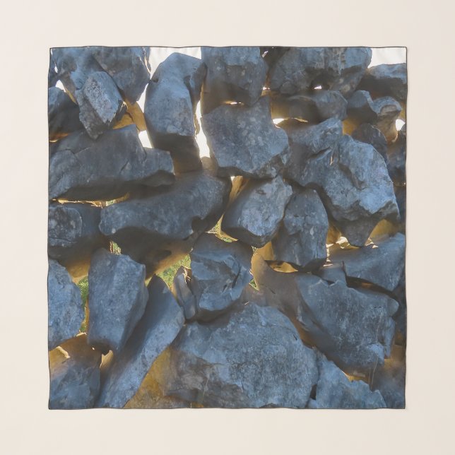 Dalmatian Stone Wall Texture Scarf (Front)