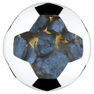 Dalmatian Stone Wall Texture Soccer Ball