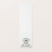 Dalmatian stuffed dog drawing outline simple black (Outside Unfolded)