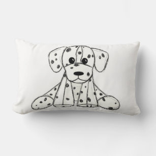 dalmatian throw pillow