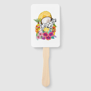 Dalmatian Summer funny shirt Hand Fan