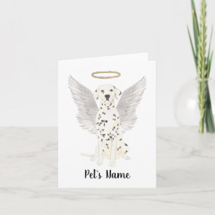 Dalmatian Sympathy Memorial Card