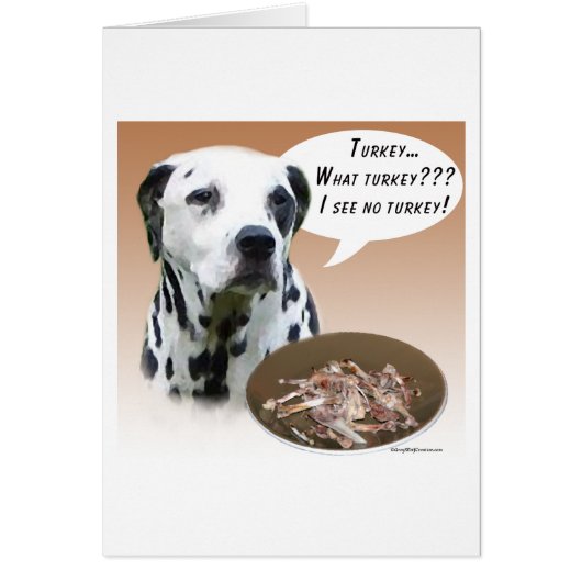 Dalmatian Turkey Cards (Front)