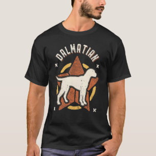 Dalmatian Vintage Retro Classic Dog T-Shirt