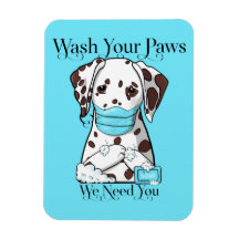 Dalmatian Wash Your Paws