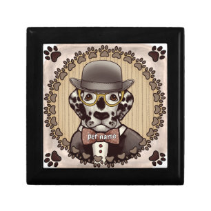 Dalmatian wearing glasses gift box