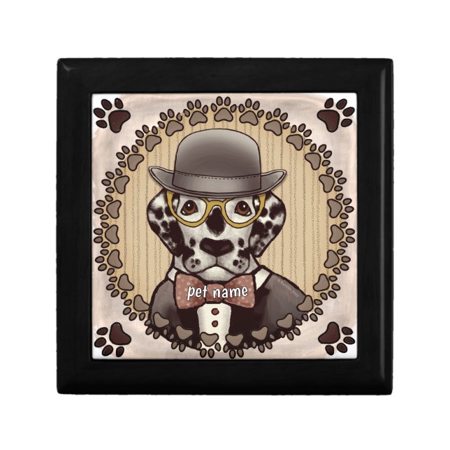 Dalmatian wearing glasses gift box (Front)