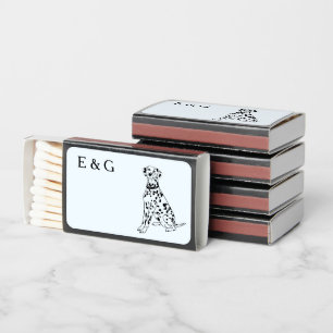dalmatian Wedding Favors Matchbox Matchboxes