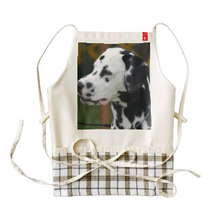 Dalmatian with Spots Zazzle HEART Apron