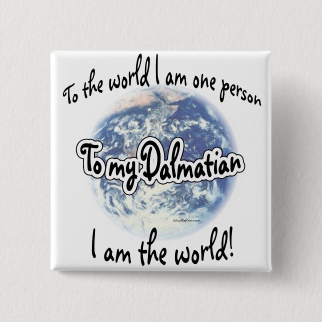Dalmatian World 2 Button (Front)