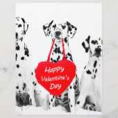 Dalmatians Dog Heart Happy Valentine's Day (Front)