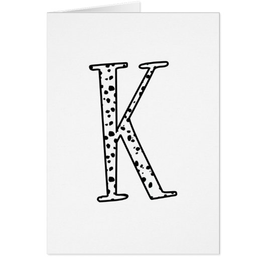 Dalmatians Dots K Cards (Front)