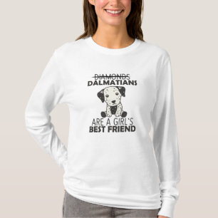 Dalmatians Girls Best Friend Dalmatian Diamonds T-Shirt