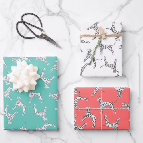 Dalmatians multidirectional  wrapping paper sheets