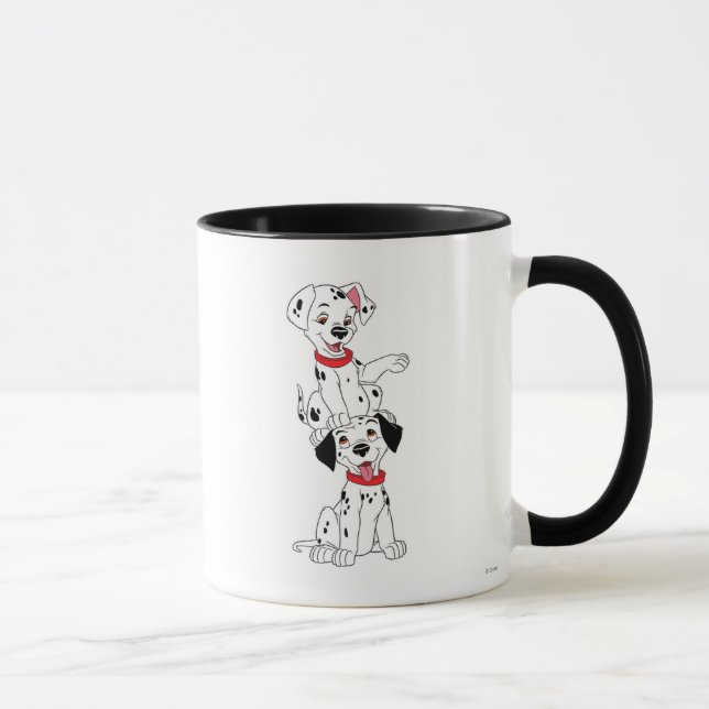 Dalmatians Playing Disney Mug (Right)