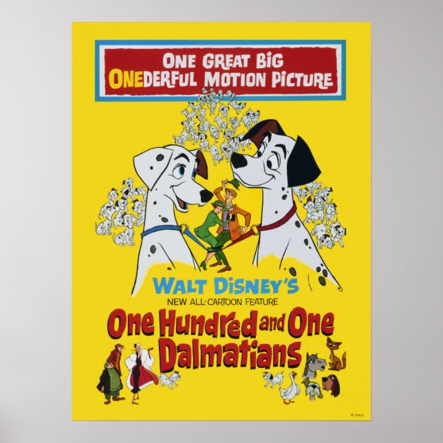 Dalmatians Yellow Poster (Front)