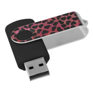 DalmatiDalmatian Black and Red Print USB Flash Drive