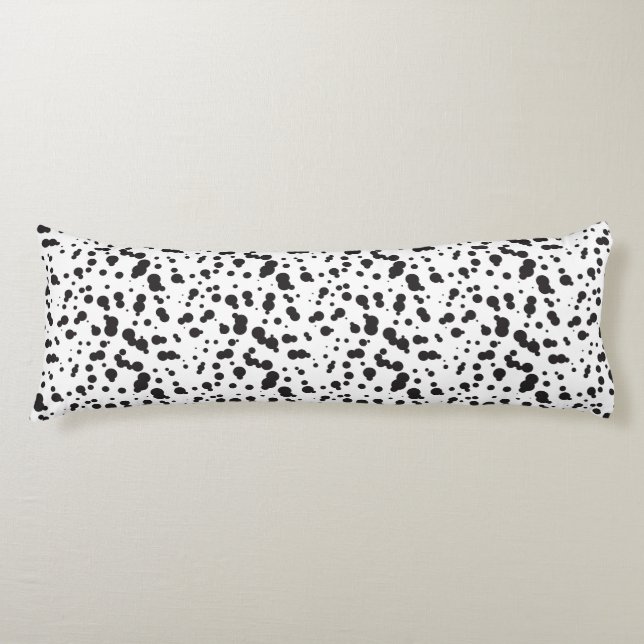 Dalmatine Dots Pattern Body Pillow (Front)