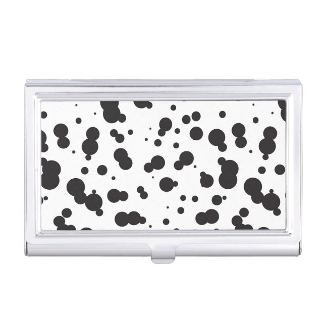 Dalmatine Dots Pattern Case For Business Cards (Front)