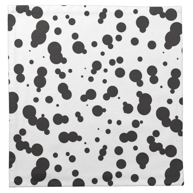 Dalmatine Dots Pattern Napkin (Front)