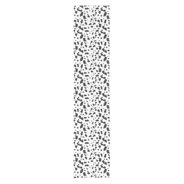 Dalmatine Dots Pattern Short Table Runner (Front)