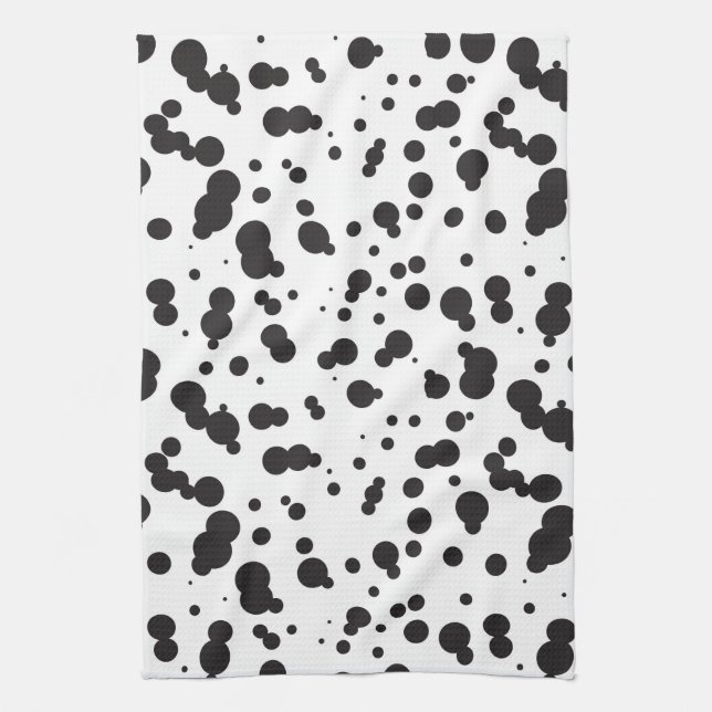 Dalmatine Dots Pattern Towel (Vertical)