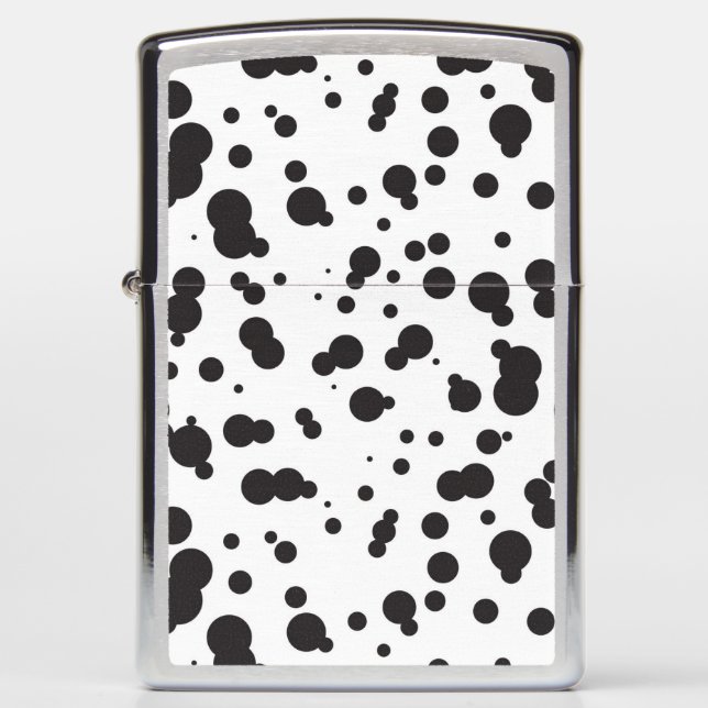 Dalmatine Dots Pattern Zippo Lighter (Front)