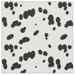 Dalmation Dog Black and White Spot Pattern Fabric