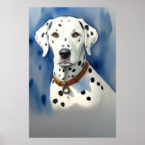 Dalmation Dog Print Value Poster Paper Matte