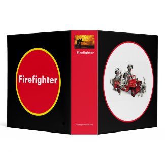 Dalmation Firefighters 3 Ring Binder