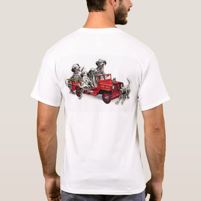 Dalmation Firefighters T-Shirt (Back)