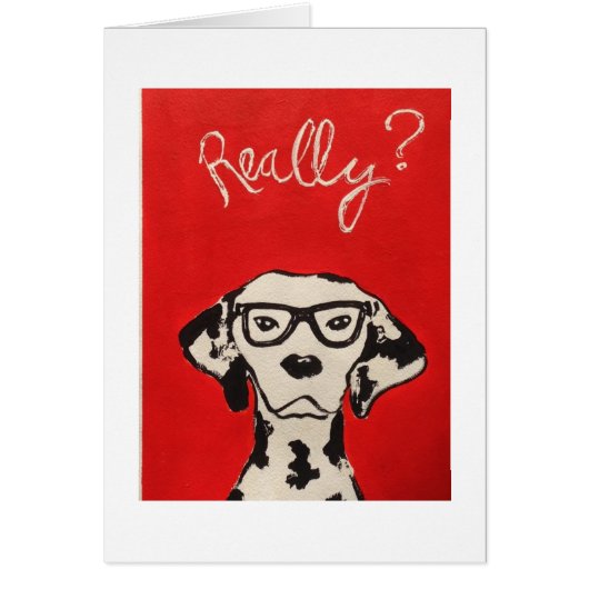 Dalmation in Red Cards (Front)
