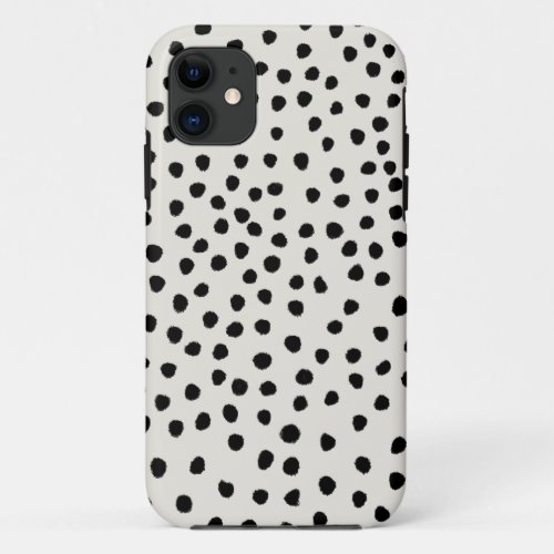 Dalmation polka dot print phone case