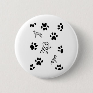 Dalmation puppies paws button