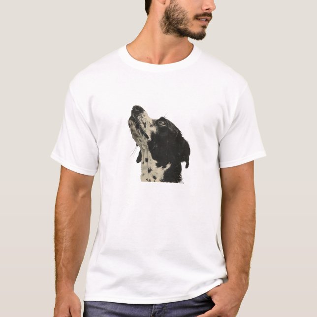 Dalmation Ukioyo-e, Zenga, and Japanese Animal Art T-Shirt (Front)