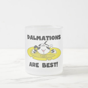 Dalmations Are Best T-shirts and Gifts Frosted Glass Coffee Mug