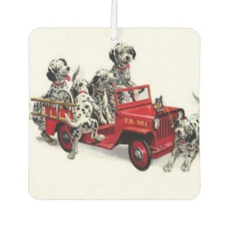 Dalmations Firefighters Air Freshener