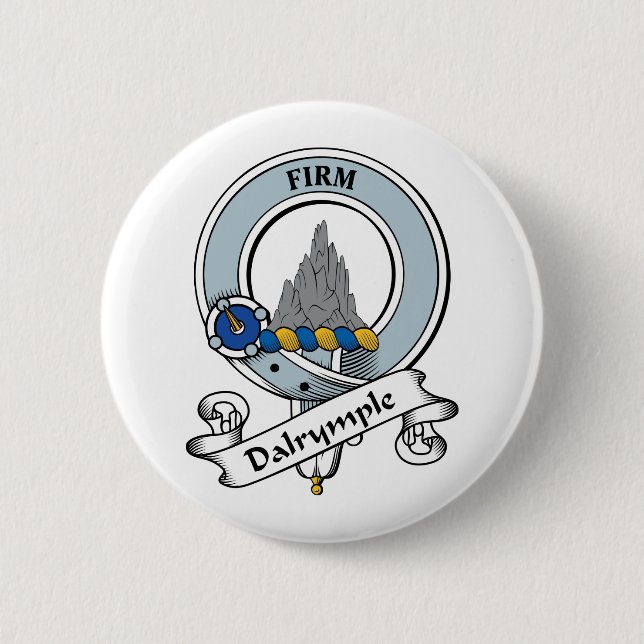 Dalrymple Clan Badge Pinback Button (Front)