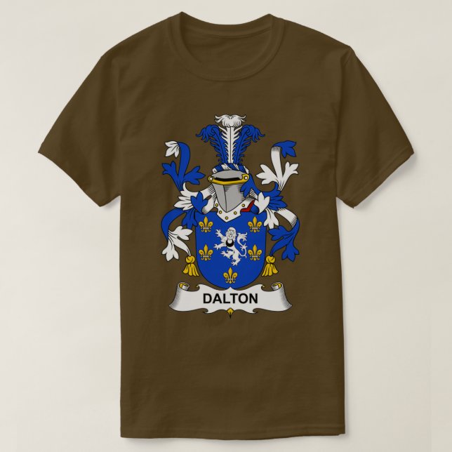 Dalton Coat of Arms Family Crest  T-Shirt (Design Front)